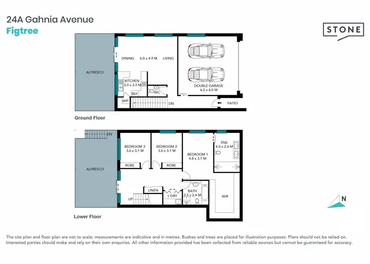 Floorplan of Homely house listing, 24A Gahnia Avenue, Figtree NSW 2525