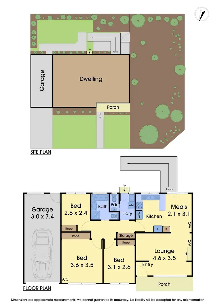 Floorplan of Homely house listing, 1/12 Mill Park Drive, Mill Park VIC 3082