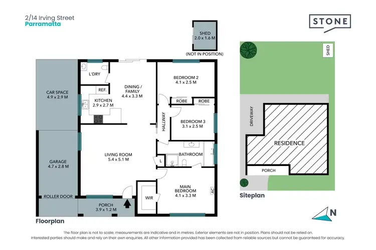 Floorplan of Homely villa listing, 2/14 Irving Street, Parramatta NSW 2150