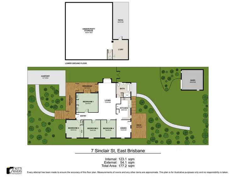 Floorplan of Homely house listing, 7 Sinclair Street, East Brisbane QLD 4169