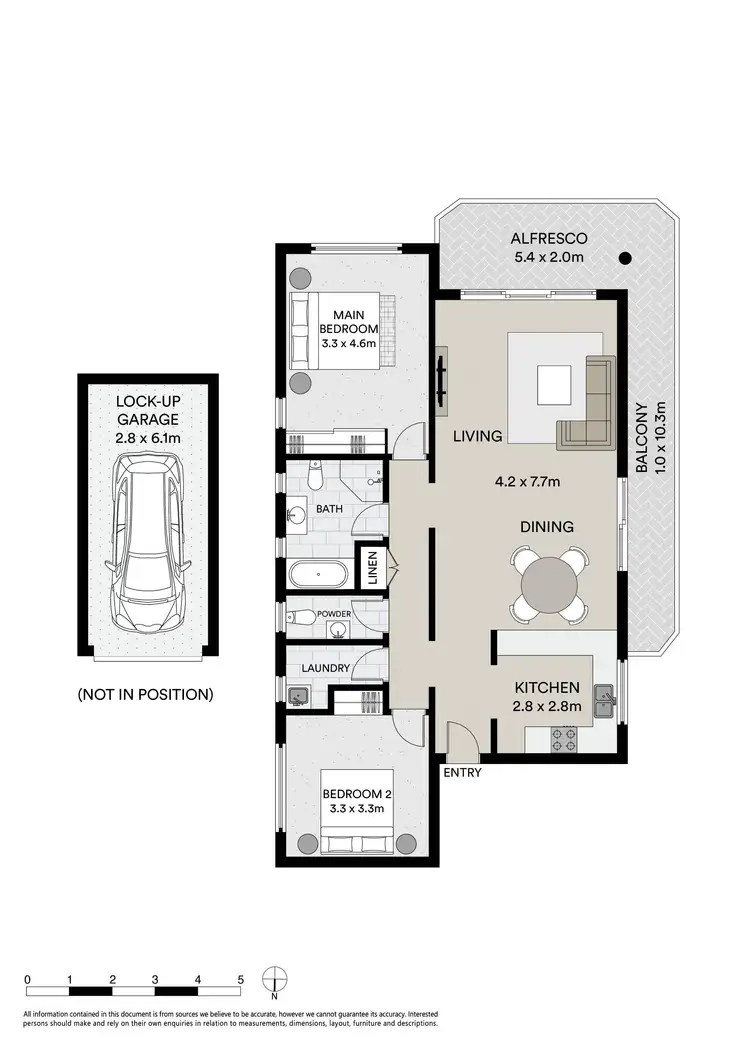 Floorplan of Homely apartment listing, 5/28 Goodwin Street, Narrabeen NSW 2101