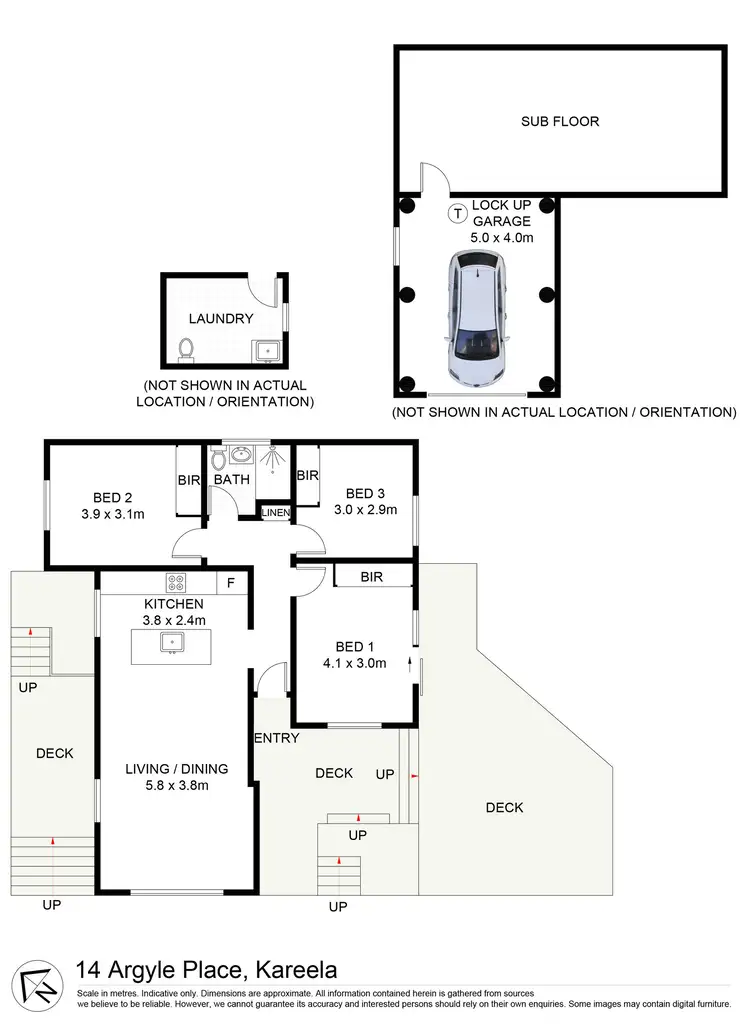 Floorplan of Homely house listing, 14 Argyle Place, Kareela NSW 2232