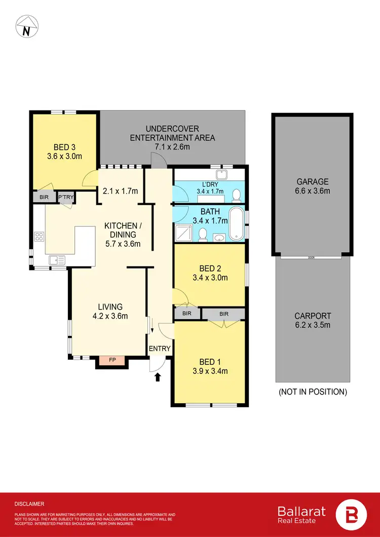 Floorplan of Homely house listing, 22 Hertford Street, Sebastopol VIC 3356