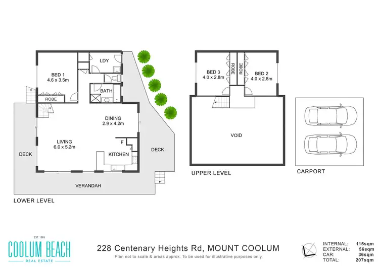 Floorplan of Homely house listing, 228 Centenary Heights Road, Coolum Beach QLD 4573
