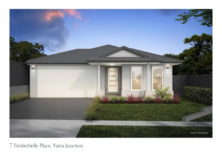 Floorplan of Homely house listing, 7 (Lot 9) Timberbelle Place, Yarra Junction VIC 3797