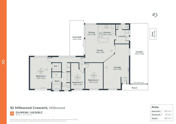 Floorplan of Homely house listing, 92 Millswood Crescent, Clarence Park SA 5034