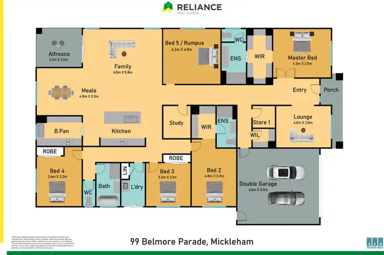Floorplan of Homely house listing, 99 Belmore Parade, Mickleham VIC 3064