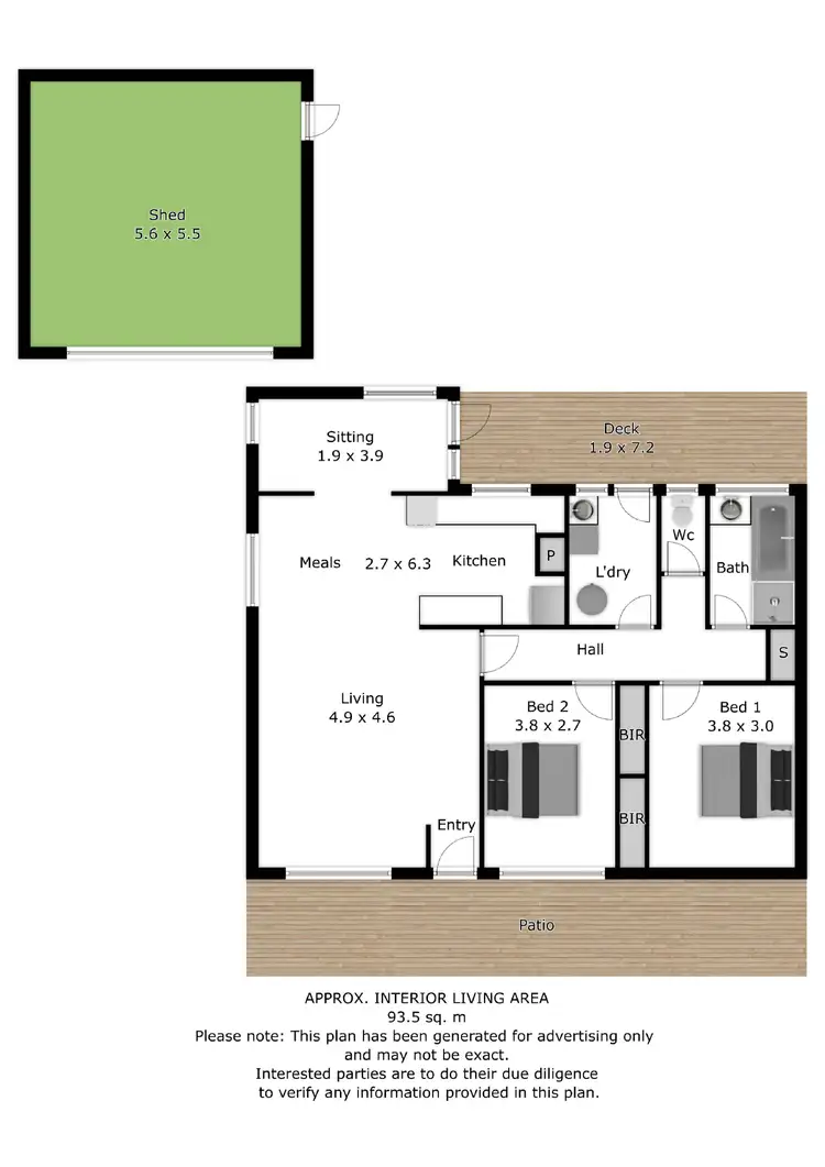 Floorplan of Homely house listing, 3 Oxford Street, Chiltern VIC 3683