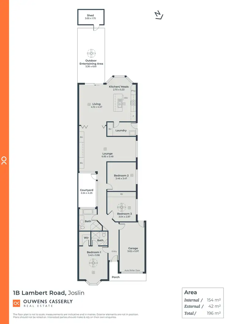 Floorplan of Homely house listing, 1B Lambert Road, Joslin SA 5070