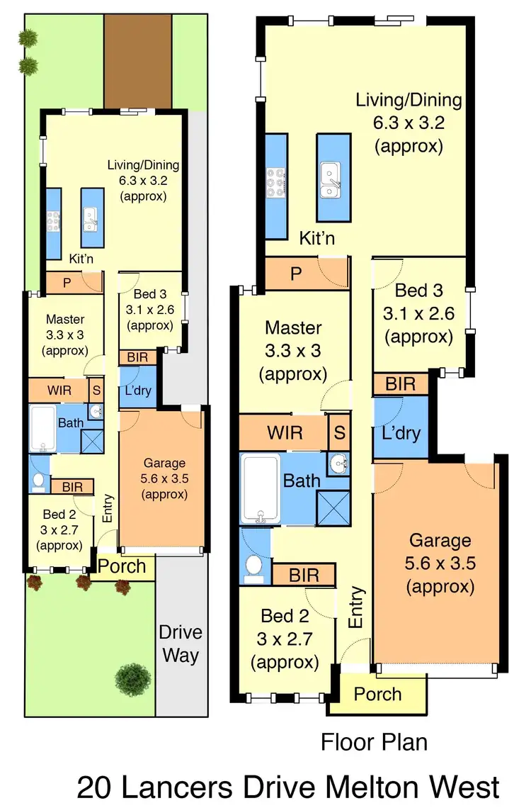 Floorplan of Homely house listing, 20 Lancers Drive, Harkness VIC 3337