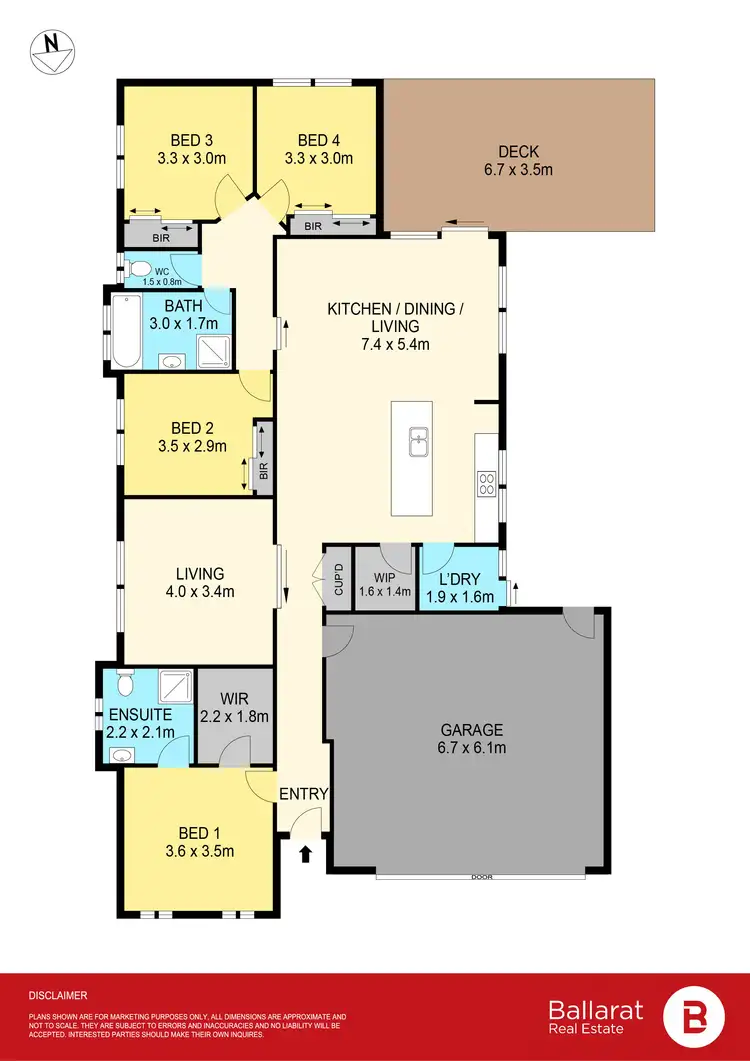 Floorplan of Homely house listing, 35 Telluride Drive, Winter Valley VIC 3358