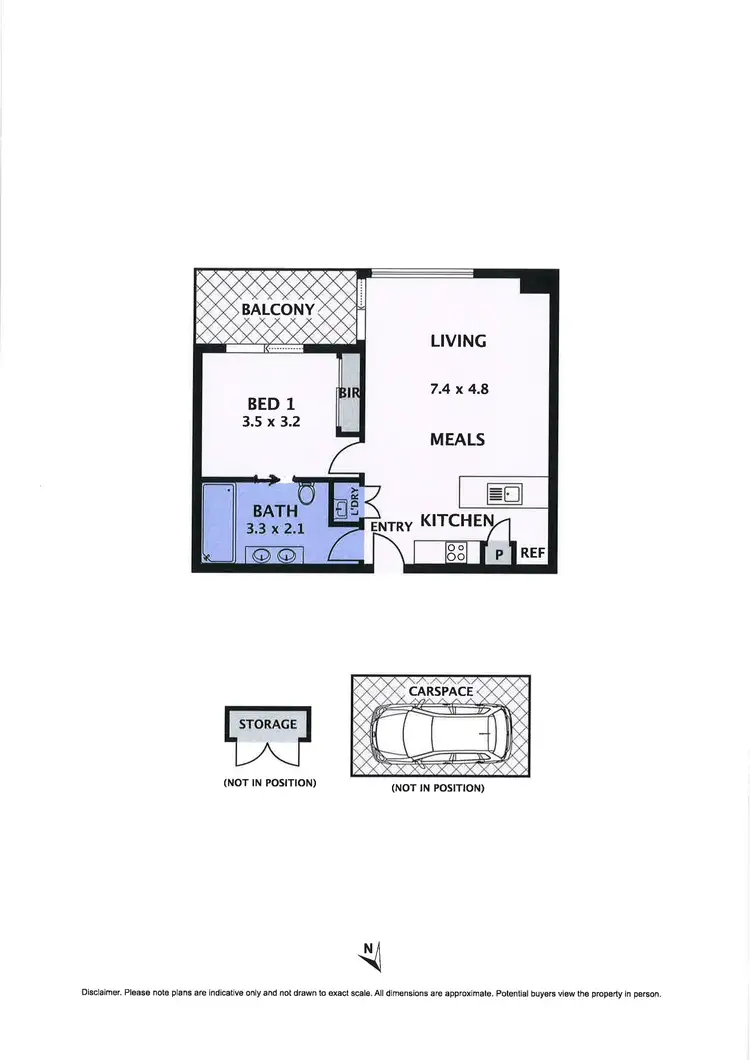 Floorplan of Homely apartment listing, Apt 108/50 Steen Avenue, Wollert VIC 3750
