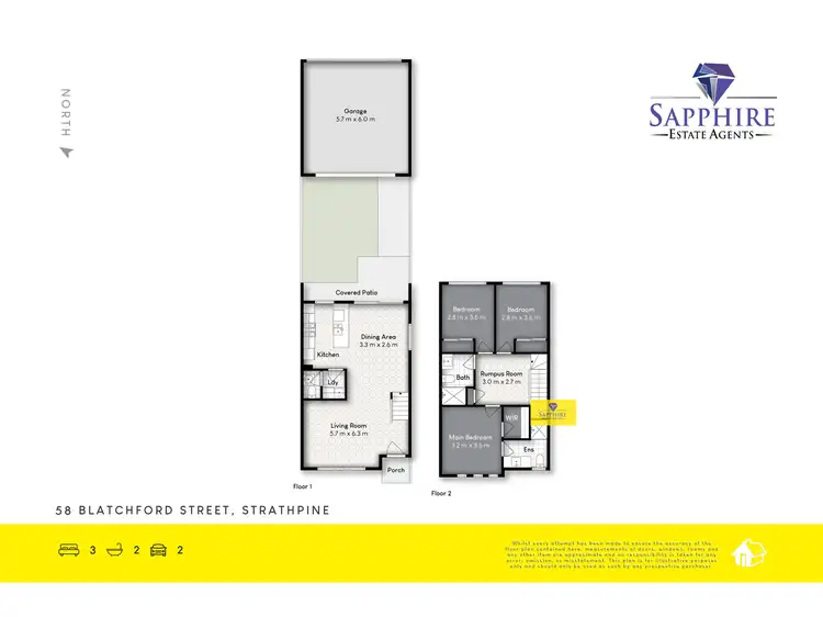 Floorplan of Homely terrace listing, 58 Blatchford Street, Strathpine QLD 4500