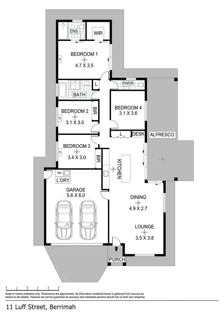 Floorplan of Homely house listing, 11 Luff Street, Berrimah NT 828