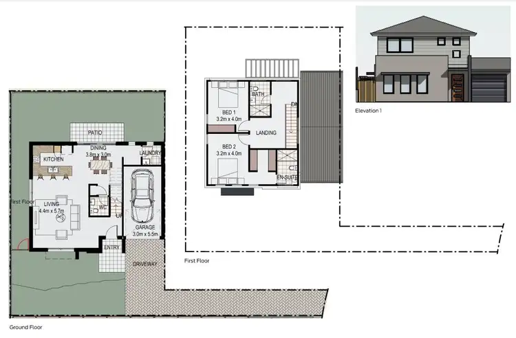 Floorplan of Homely townhouse listing, Address available on request