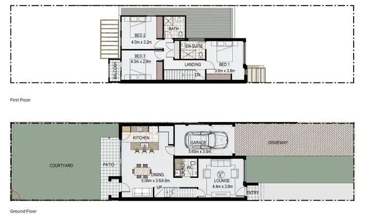 Floorplan of Homely townhouse listing, Address available on request