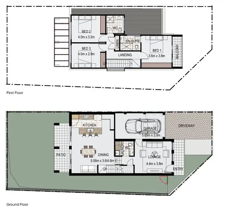 Floorplan of Homely townhouse listing, Address available on request
