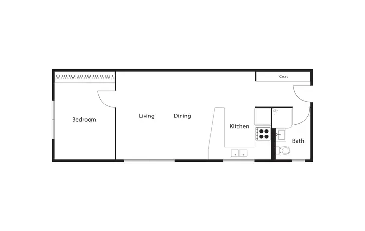 Floorplan of Homely unit listing, 75/3 Waddell Place, Curtin ACT 2605