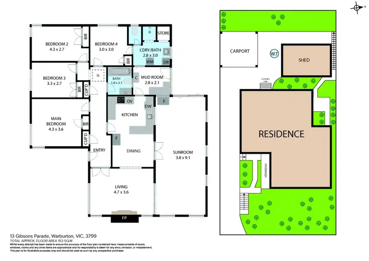 Floorplan of Homely house listing, 13 Gibsons Parade, Warburton VIC 3799