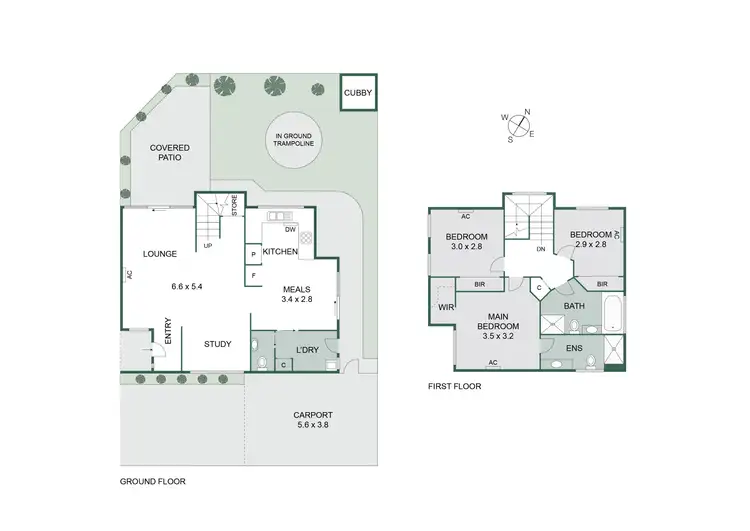 Floorplan of Homely townhouse listing, 2/173A Nepean Highway, Aspendale VIC 3195