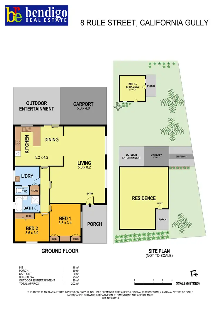 Floorplan of Homely house listing, 8 Rule Street, California Gully VIC 3556