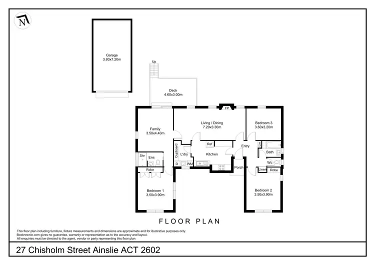 Floorplan of Homely house listing, 27 Chisholm Street, Ainslie ACT 2602
