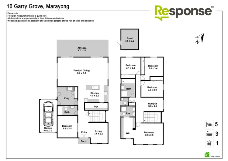 Floorplan of Homely house listing, 16 Gary Grove, Marayong NSW 2148