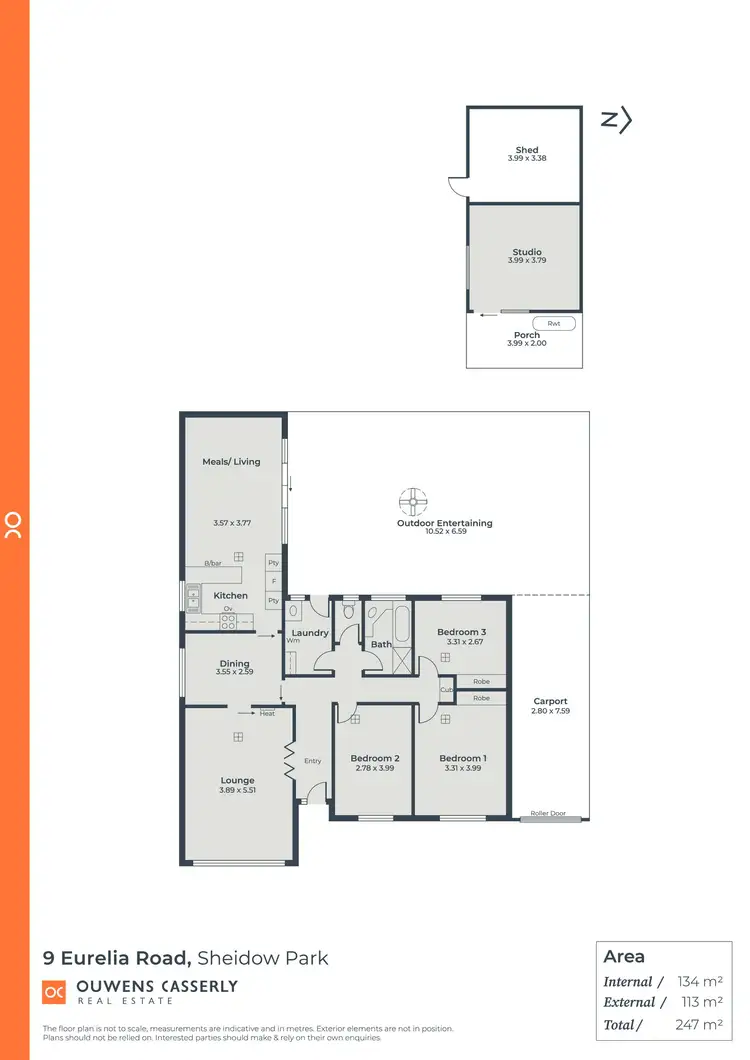 Floorplan of Homely house listing, 9 Eurelia Road, Sheidow Park SA 5158