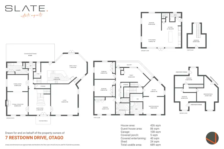 Floorplan of Homely house listing, 7 Restdown Drive, Otago TAS 7017