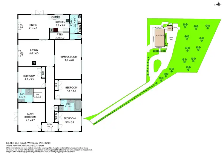 Floorplan of Homely house listing, 6 Little Joe Court, Wesburn VIC 3799