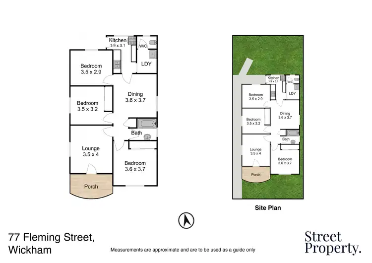 Floorplan of Homely house listing, 77 Fleming Street, Wickham NSW 2293
