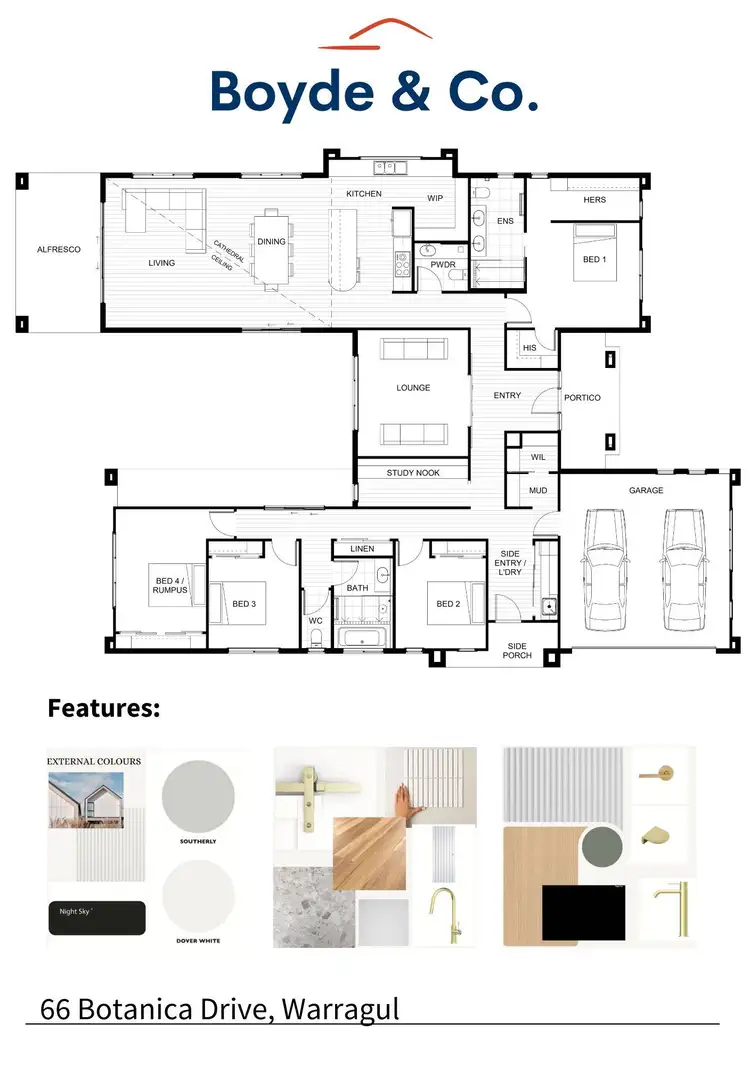 Floorplan of Homely house listing, 66 Botanica Drive, Warragul VIC 3820