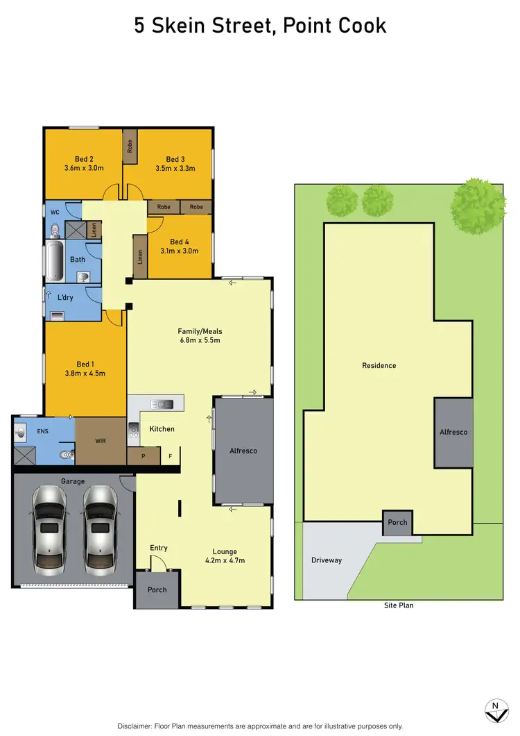Floorplan of Homely house listing, 5 Skein Street, Point Cook VIC 3030
