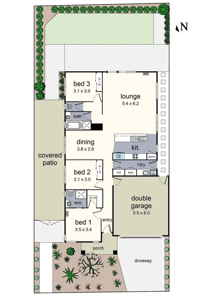Floorplan of Homely house listing, 29 Botanica Drive, Chirnside Park VIC 3116