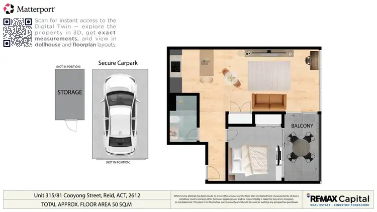 Floorplan of Homely apartment listing, Level 3/315/81 Cooyong Street, Reid ACT 2612