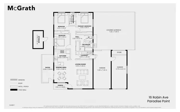 Floorplan of Homely house listing, 16 Robin Avenue, Paradise Point QLD 4216