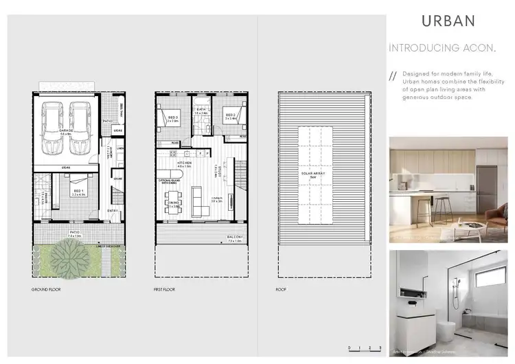 Floorplan of Homely townhouse listing, Lot 414/247 St Albans Road, Sunshine North VIC 3020