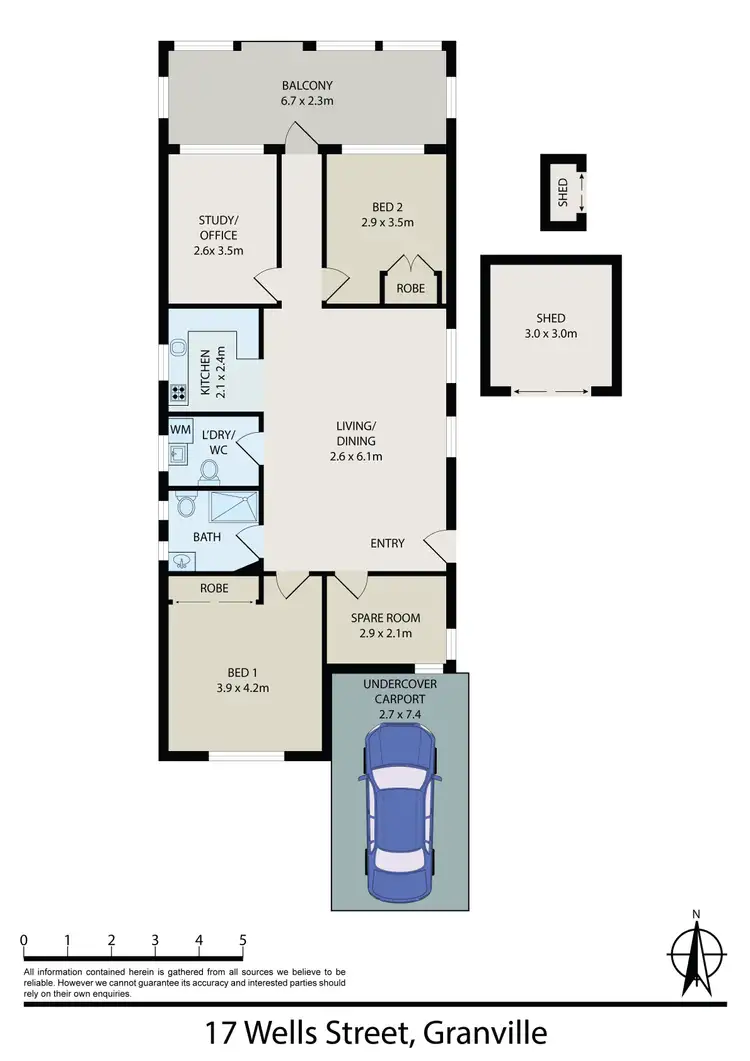 Floorplan of Homely house listing, 17 Wells Street, Granville NSW 2142