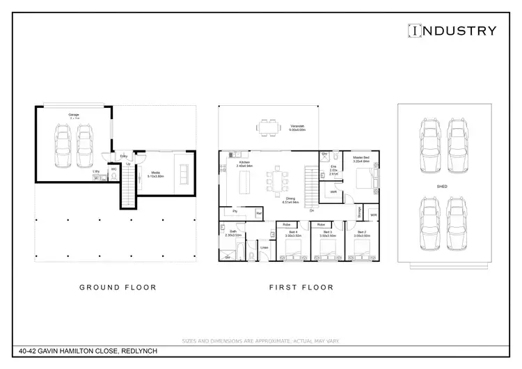 Floorplan of Homely house listing, 40-42 Gavin Hamilton Close, Redlynch QLD 4870