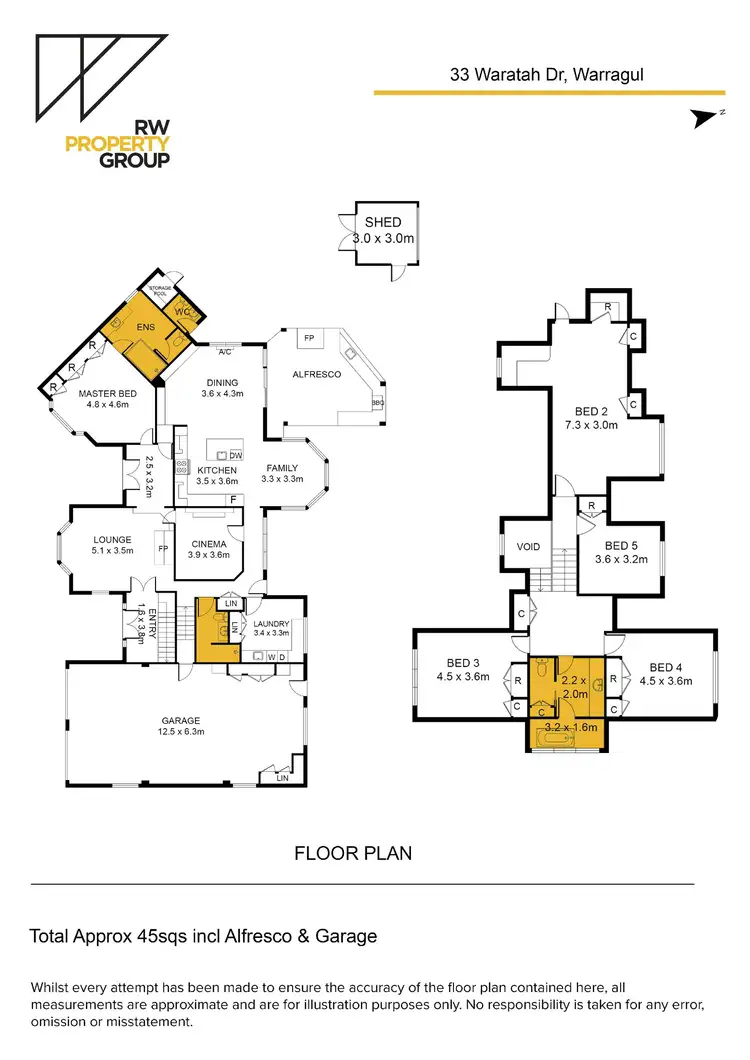 Floorplan of Homely house listing, 33 Waratah Drive, Warragul VIC 3820