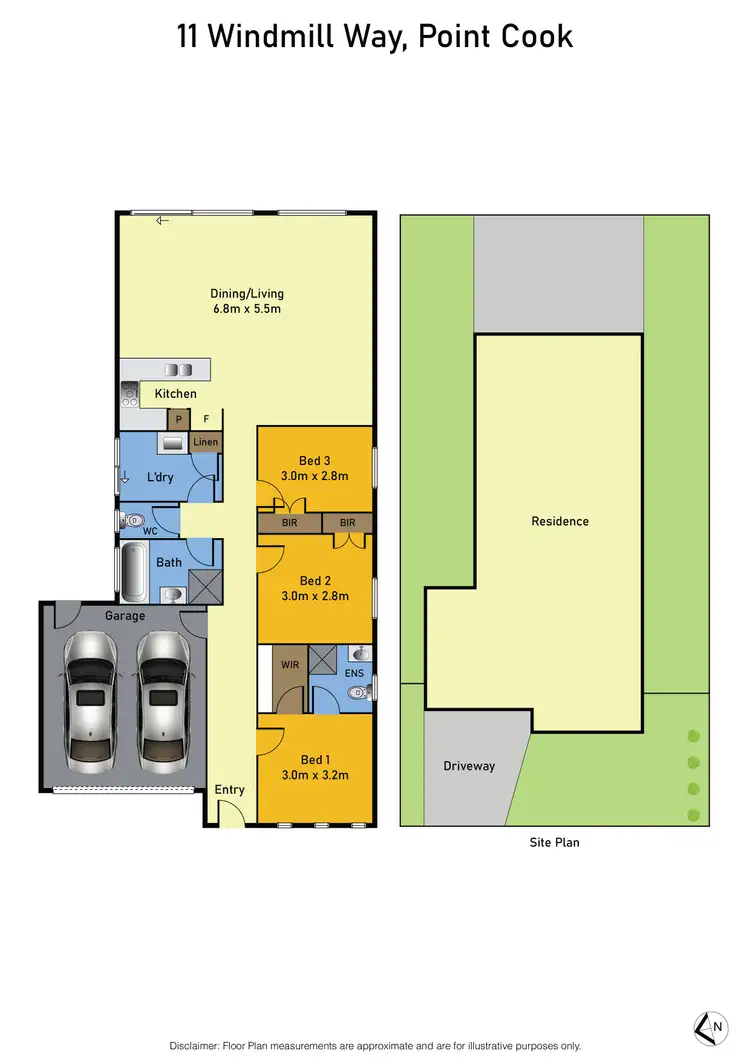 Floorplan of Homely house listing, 11 Windmill Way, Point Cook VIC 3030