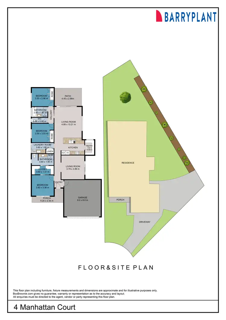 Floorplan of Homely house listing, 4 Manhattan Court, Mildura VIC 3500