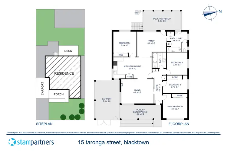 Floorplan of Homely house listing, 15 Taronga Street, Blacktown NSW 2148