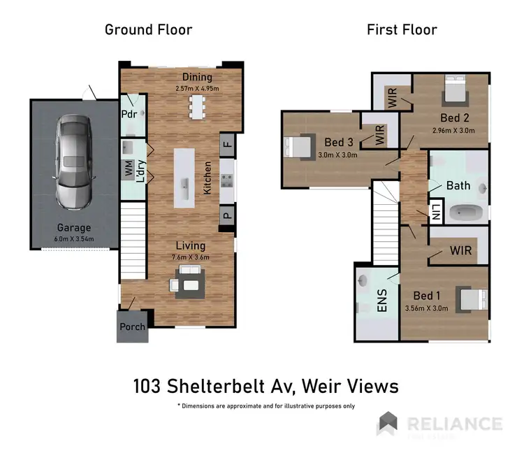 Floorplan of Homely house listing, 103 Shelterbelt Avenue, Weir Views VIC 3338