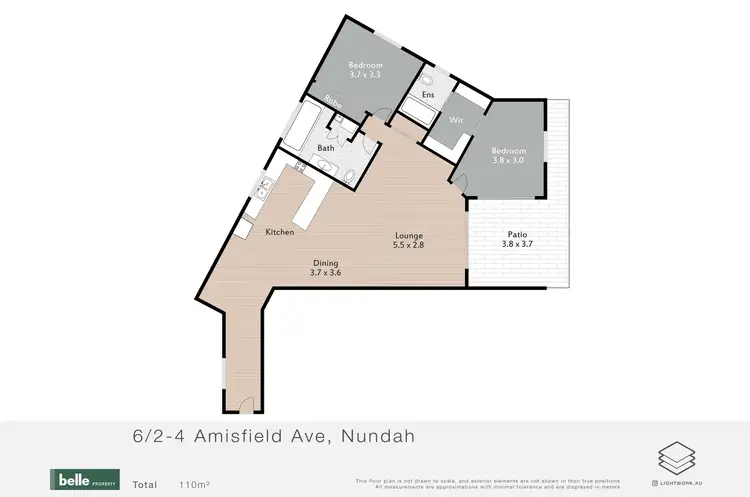 Floorplan of Homely apartment listing, 6/2-4 Amisfield Avenue, Nundah QLD 4012