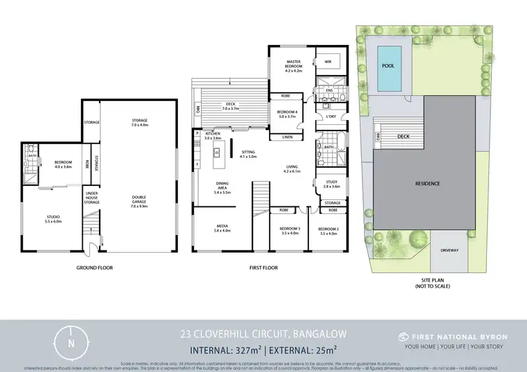 Floorplan of Homely house listing, 23 Clover Hill Circuit, Bangalow NSW 2479