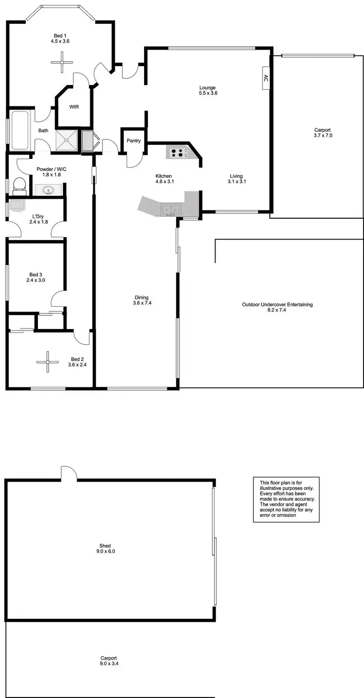Floorplan of Homely house listing, 24 Springfield Drive, Port Lincoln SA 5606