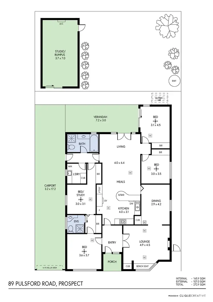 Floorplan of Homely house listing, 89 Pulsford Road, Prospect SA 5082