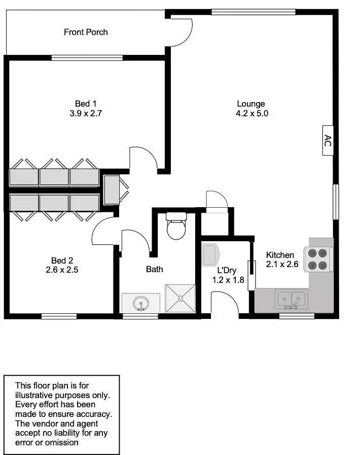 Floorplan of Homely house listing, 6B Barnard Street, Port Lincoln SA 5606