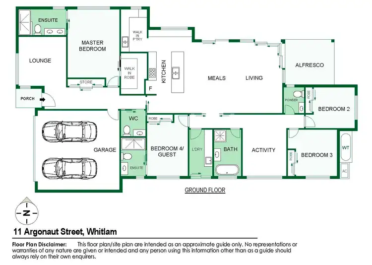 Floorplan of Homely house listing, 11 Argonaut Street, Whitlam ACT 2611